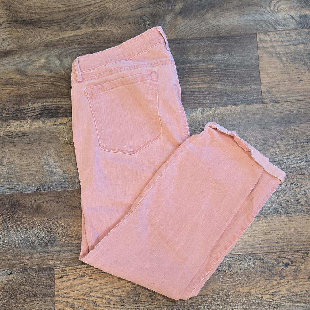 Jessica Simpson Coral Rolled Cropped Ankle Skinny Jeans